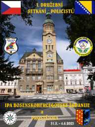 plaketa I. družební návštěvy IPA Bosna a Hercegovina v Prostějově